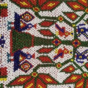 Very small bead hand work